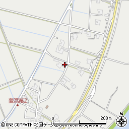 新潟県新潟市南区菱潟836周辺の地図