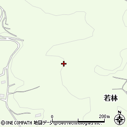 福島県福島市渡利滑沢周辺の地図