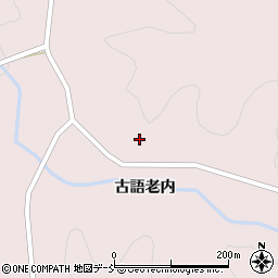 福島県伊達市月舘町月舘（古語老内）周辺の地図