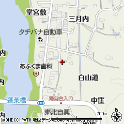 福島市水道サービスセンター周辺の地図