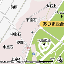 福島県福島市上名倉大石前54周辺の地図