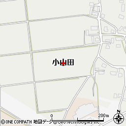 新潟県五泉市小山田周辺の地図