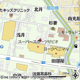福島県福島市黒岩浅井67-1周辺の地図