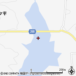 松ケ平橋周辺の地図
