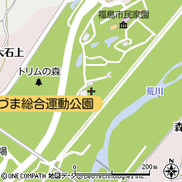 福島県福島市上名倉大石前周辺の地図