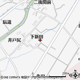 福島県福島市佐原下新田25周辺の地図