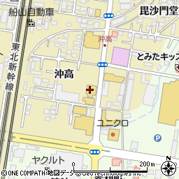 福島トヨタ　福島店周辺の地図