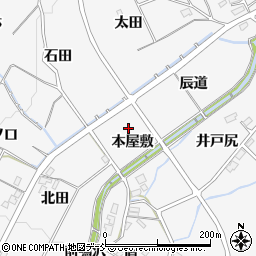 福島県福島市佐原本屋敷周辺の地図