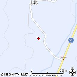 福島県伊達市霊山町上小国御代田入周辺の地図