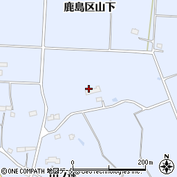 福島県南相馬市鹿島区山下清水前周辺の地図