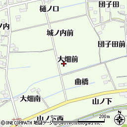 福島県福島市上鳥渡（大畑前）周辺の地図