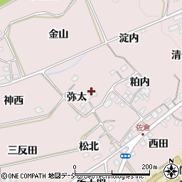福島県福島市上名倉弥太20周辺の地図