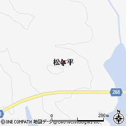 福島県飯舘村（相馬郡）大倉（松ケ平）周辺の地図