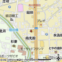 ステーキ宮 福島店周辺の地図
