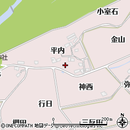 福島県福島市上名倉平内36周辺の地図