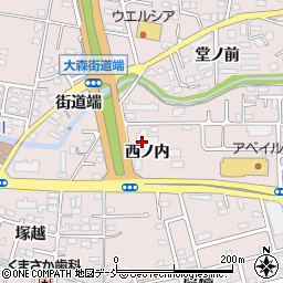 ギフトプラザ福島南店周辺の地図