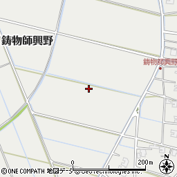 新潟県新潟市南区鋳物師興野周辺の地図