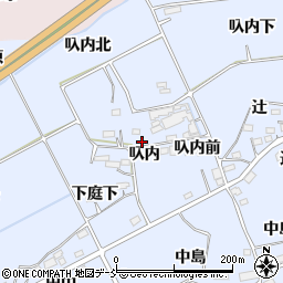 福島県福島市荒井叺内周辺の地図