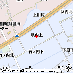 福島県福島市荒井叺内上周辺の地図