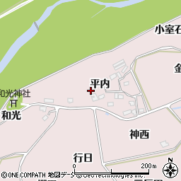 福島県福島市上名倉平内17周辺の地図