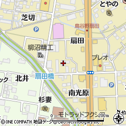 福島県福島市鳥谷野扇田29周辺の地図