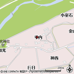 福島県福島市上名倉平内20周辺の地図
