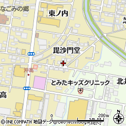 福島県福島市太平寺毘沙門堂10-8周辺の地図