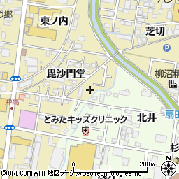 福島県福島市太平寺毘沙門堂18周辺の地図