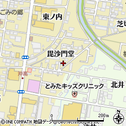 福島県福島市太平寺毘沙門堂15周辺の地図
