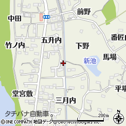 福島県福島市小倉寺五升内6周辺の地図