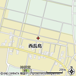 新潟県新潟市西蒲区西長島周辺の地図