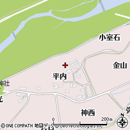福島県福島市上名倉平内25周辺の地図