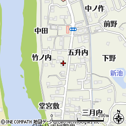 福島県福島市小倉寺竹ノ内5周辺の地図