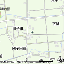 福島県福島市上鳥渡（団子田東）周辺の地図