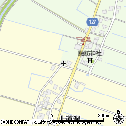 新潟県新潟市南区下道潟638-3周辺の地図