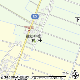 新潟県新潟市南区下道潟381周辺の地図