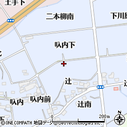 福島県福島市荒井辻43周辺の地図
