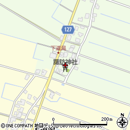 新潟県新潟市南区下道潟149周辺の地図