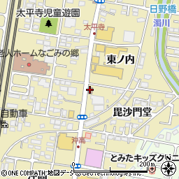 福島伏拝郵便局 ＡＴＭ周辺の地図
