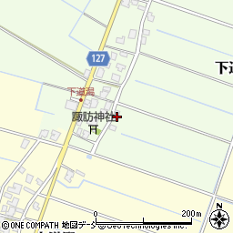 新潟県新潟市南区下道潟380-3周辺の地図