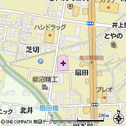 福島県福島市鳥谷野扇田45周辺の地図