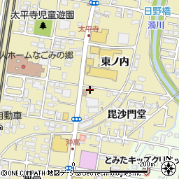 福島県福島市太平寺毘沙門堂3周辺の地図