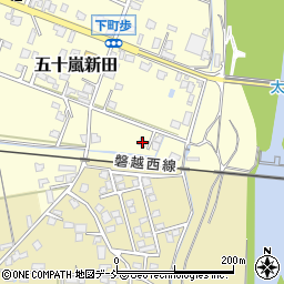 新潟県五泉市五十嵐新田1098周辺の地図