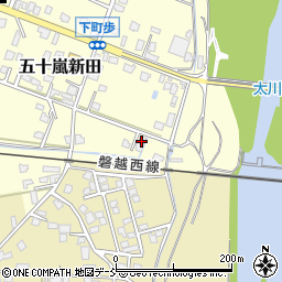 新潟県五泉市五十嵐新田1097-4周辺の地図
