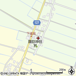 新潟県新潟市南区下道潟162周辺の地図