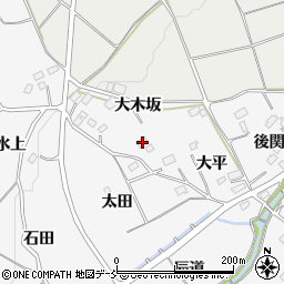 福島県福島市佐原大木坂9周辺の地図