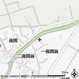 福島県福島市佐原一後関前周辺の地図