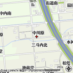 福島県福島市下鳥渡中川原周辺の地図