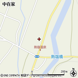 福島県喜多方市熱塩加納町熱塩13周辺の地図