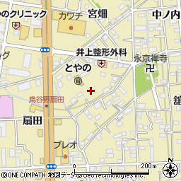 福島県福島市鳥谷野（梅ノ木内）周辺の地図